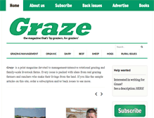 Tablet Screenshot of grazeonline.com